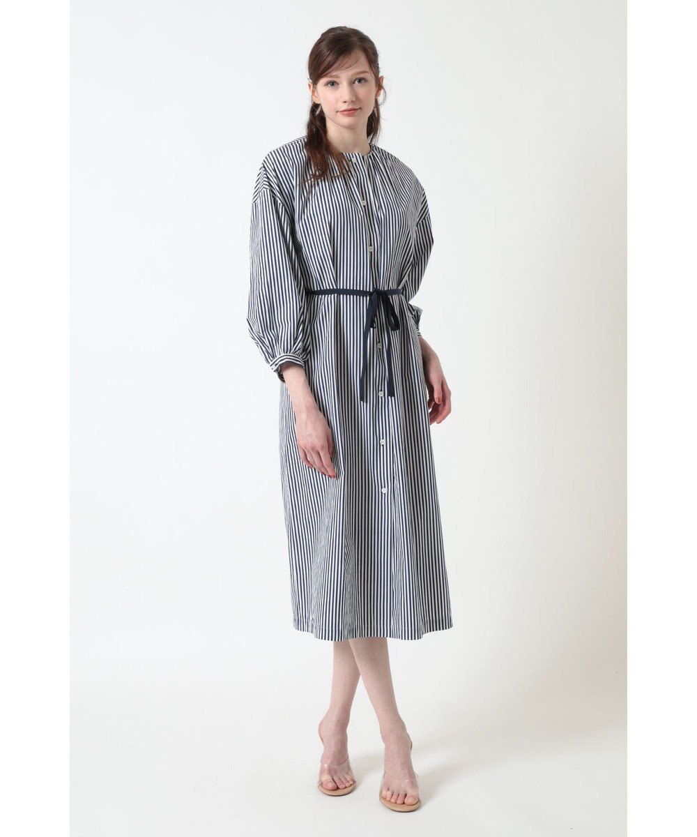 DAKS コットン ギャザーワンピース 