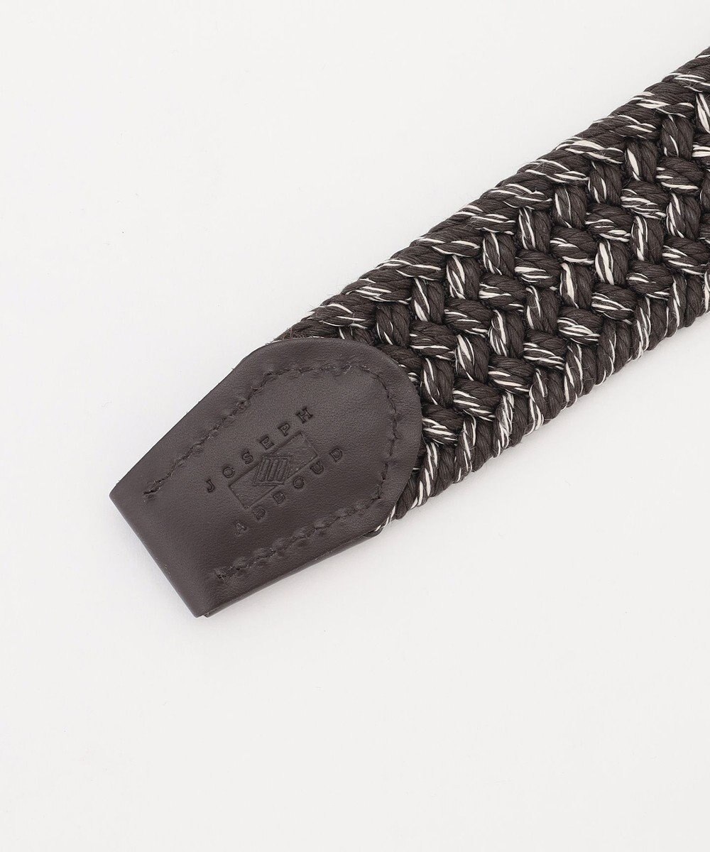 JOSEPH ABBOUD 【イタリア素材・ストレッチ・日本製】コットンメランジストレッチ ベルト 