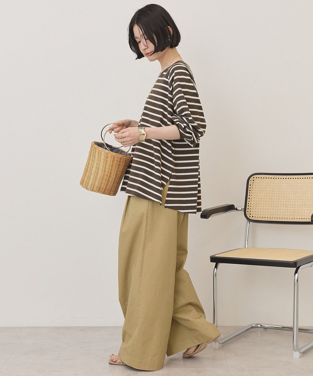 AMERICAN HOLIC フレアラグランボーダーロンＴ 