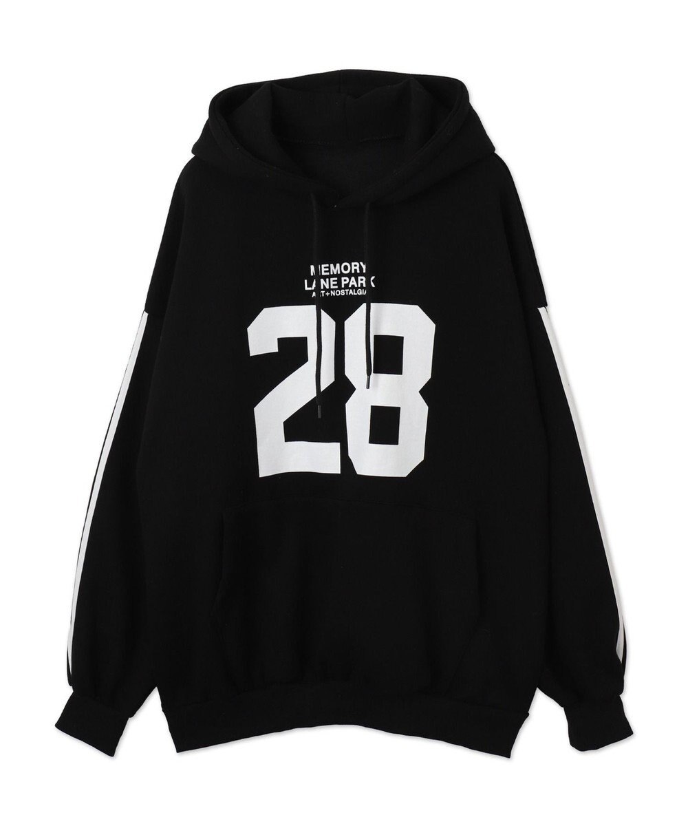 WEGO サイドラインナンバリングパーカー 