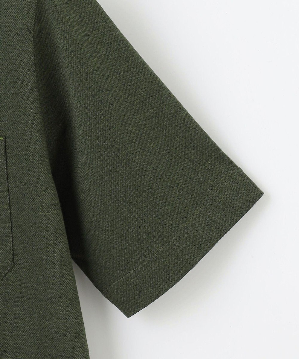 JOSEPH ABBOUD 【リネン素材/清涼感/吸水速乾】リネンハニカム 半袖 ポロシャツ 