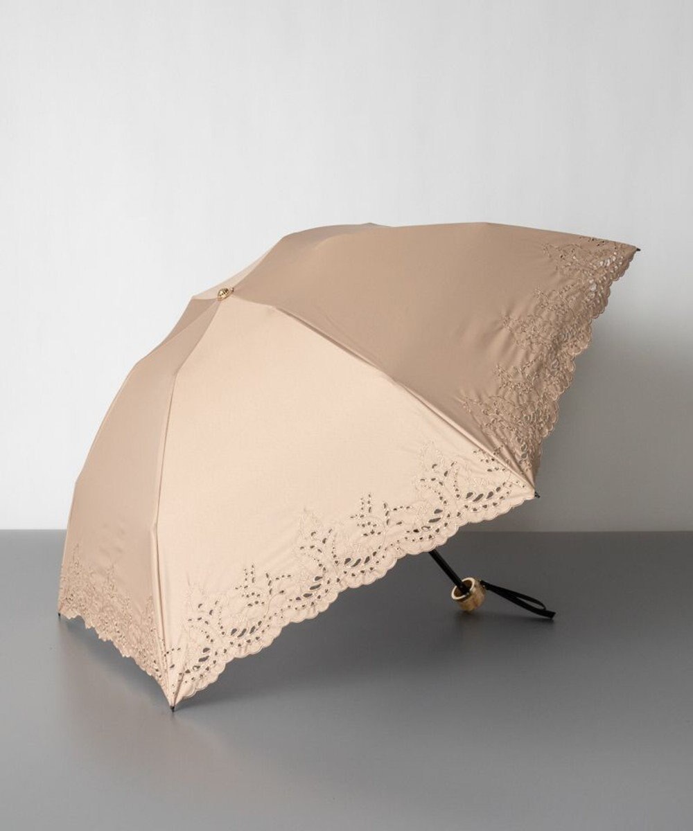 AURORA ビューランス　晴雨兼用パラソル　折り畳みミニ傘 ベージュ