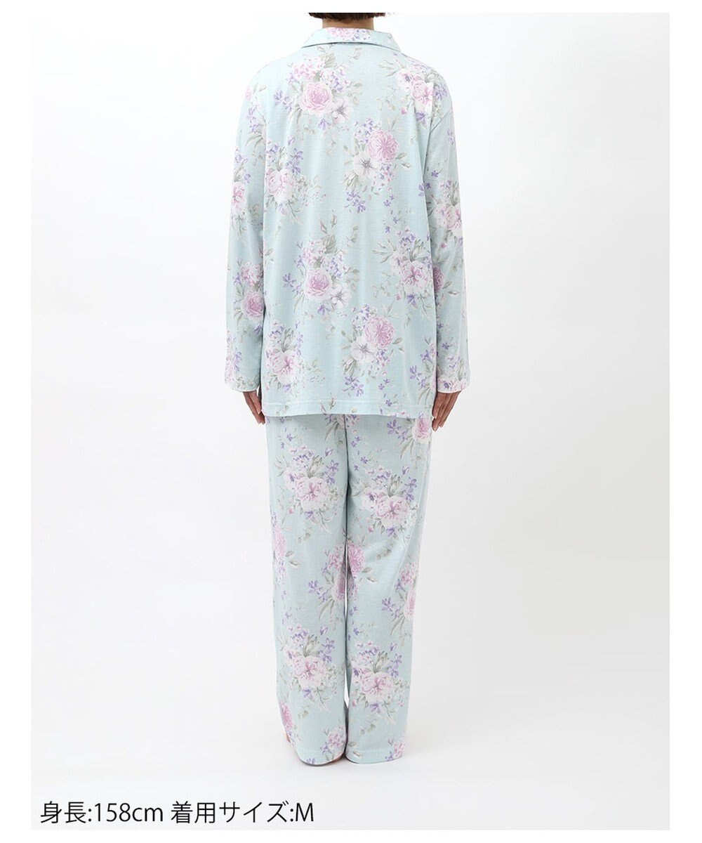 Wing パジャマ 長袖 長ズボン 綿100%(本体) 天竺素材 レディース EP7045 ウイング／ワコール 