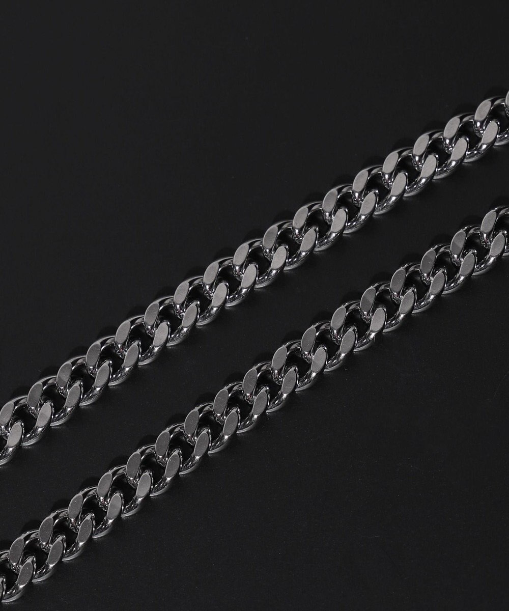 WEGO Mステンレスマンテルチェーンネックレス 