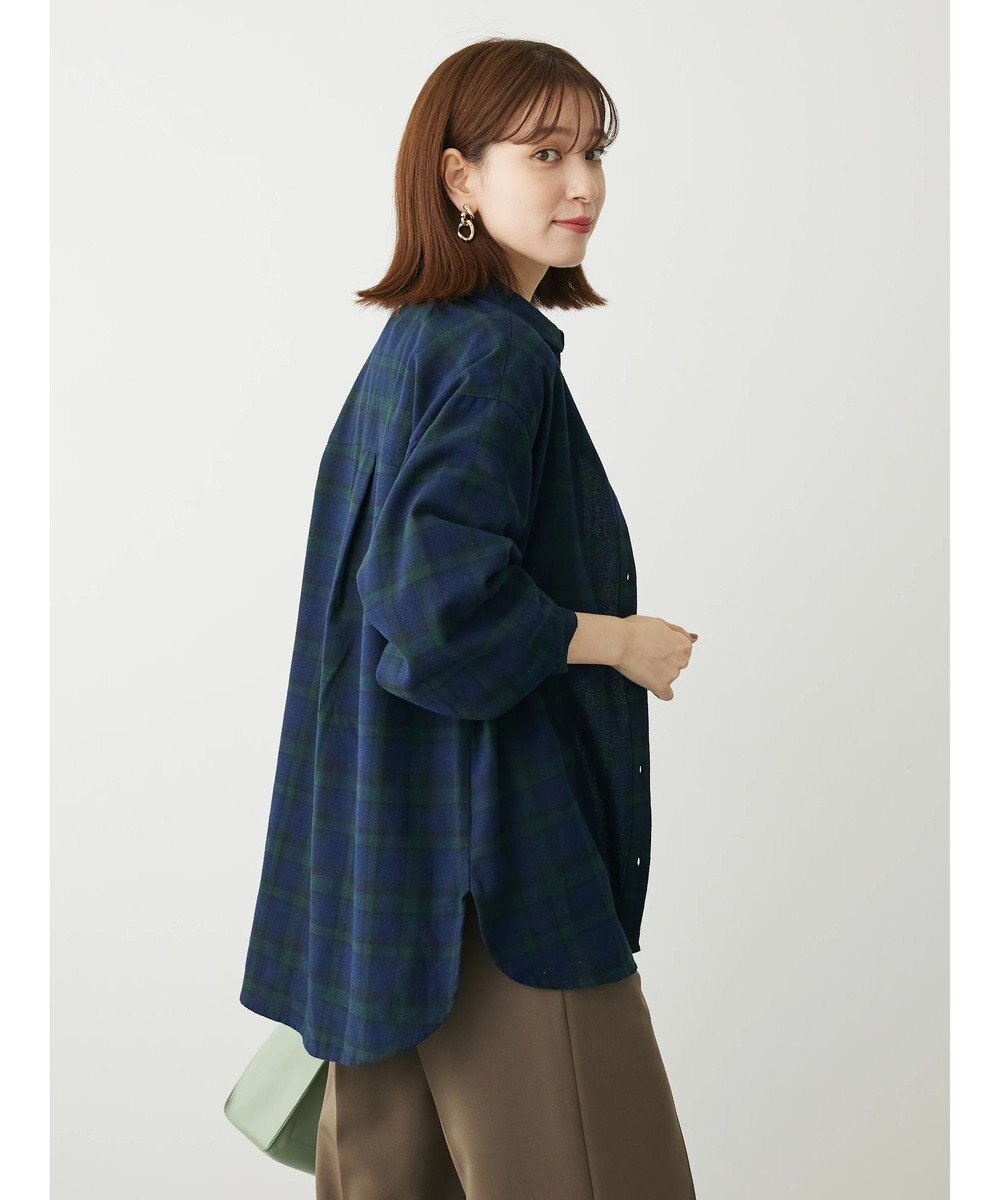 Green Parks ネルチェックシャツ 