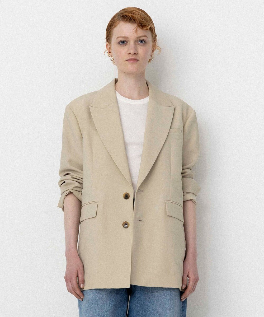 NAVE 【Nave・セットアップ可】ウールポリエステルツイルジャケット 