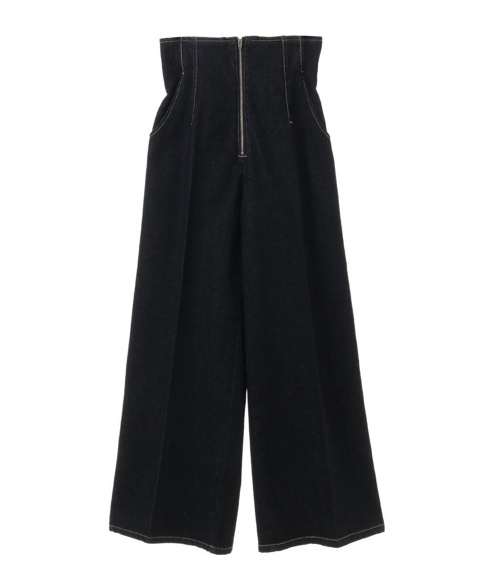 earth music&ecology フロントジップデニムパンツ 