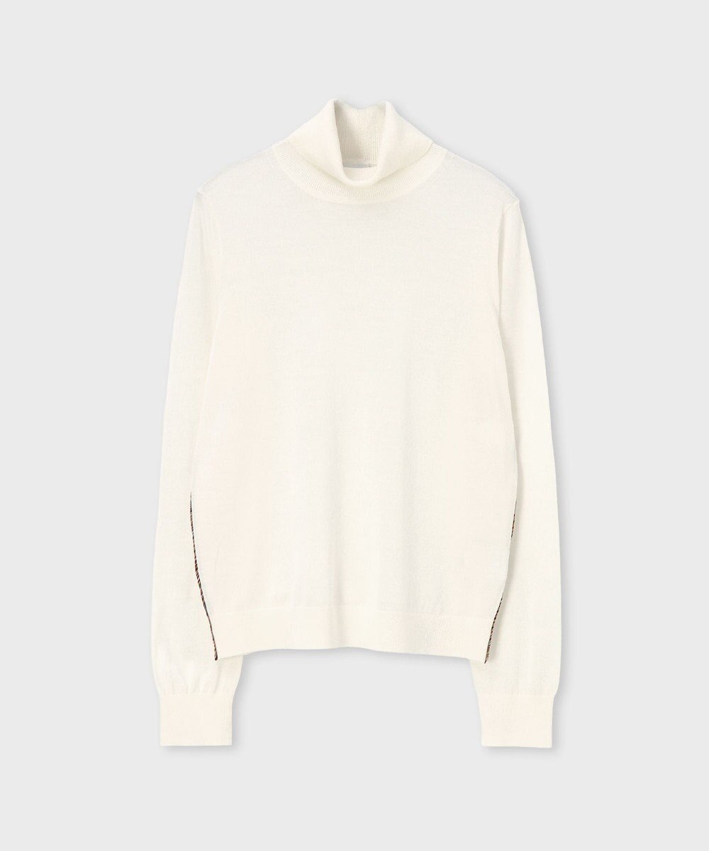 Paul Smith ドレープウール ストライプ タートルネック ニット 