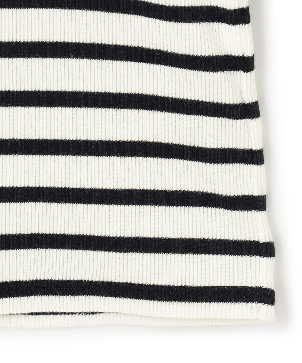 23区 L 【洗える】オーガニックコットンリブ クルーネック カットソー 