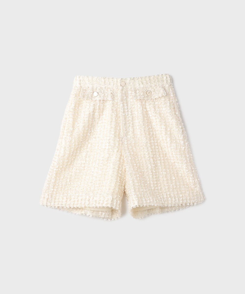 GRACE CONTINENTAL カットジャガードハーフパンツ 