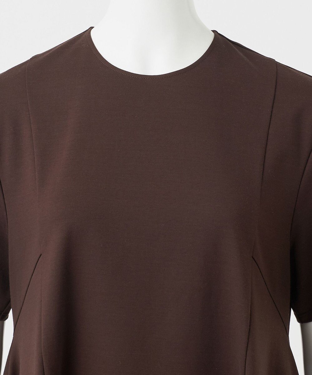 23区 L 【R(アール)】ラスターシルケットポンチ ハンカチヘム ワンピース 