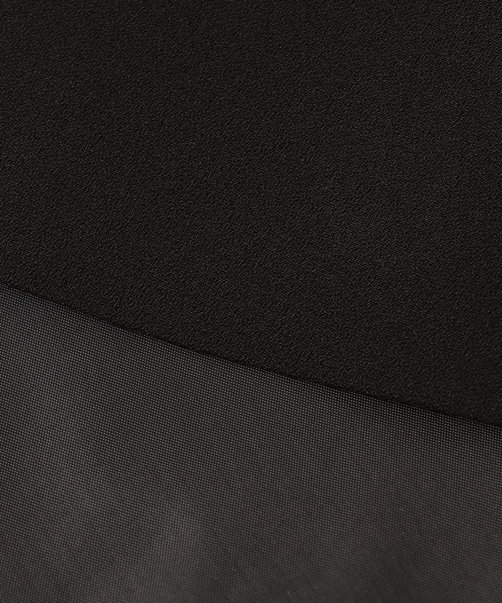 組曲 NOIR 【洗える】ウォッシャブルストレッチバックサテン ジャケット＋ワンピース 