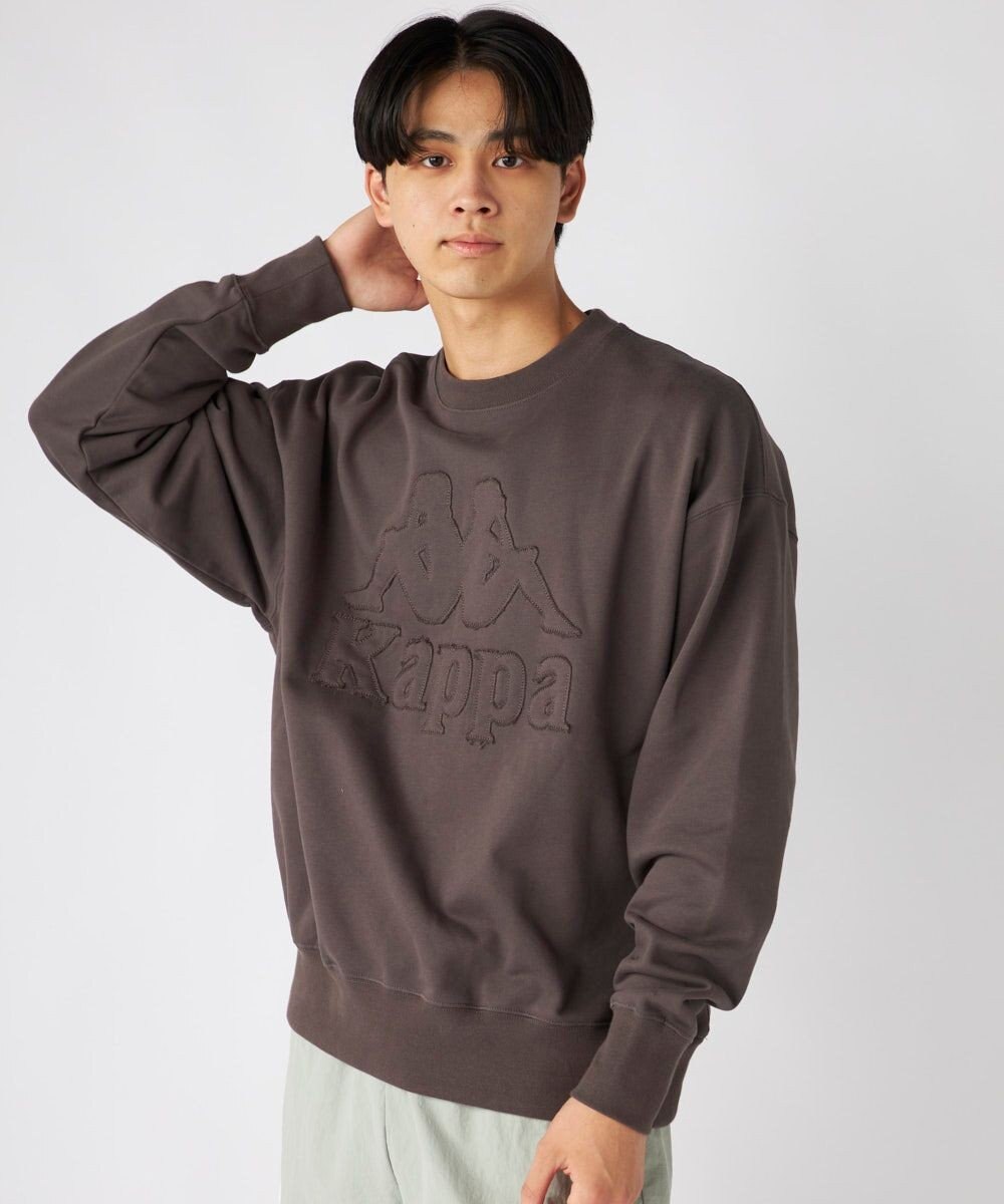 OP／FILA 【Kappa】オーバーサイズ ヘビーウェイトクルースウェット 
