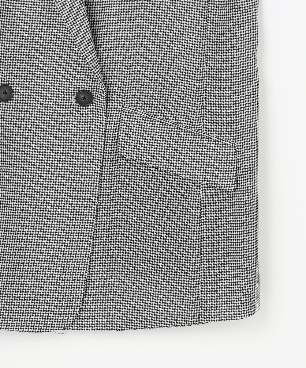 自由区 L 【洗える】ビエラチェックテーラード ジャケット 