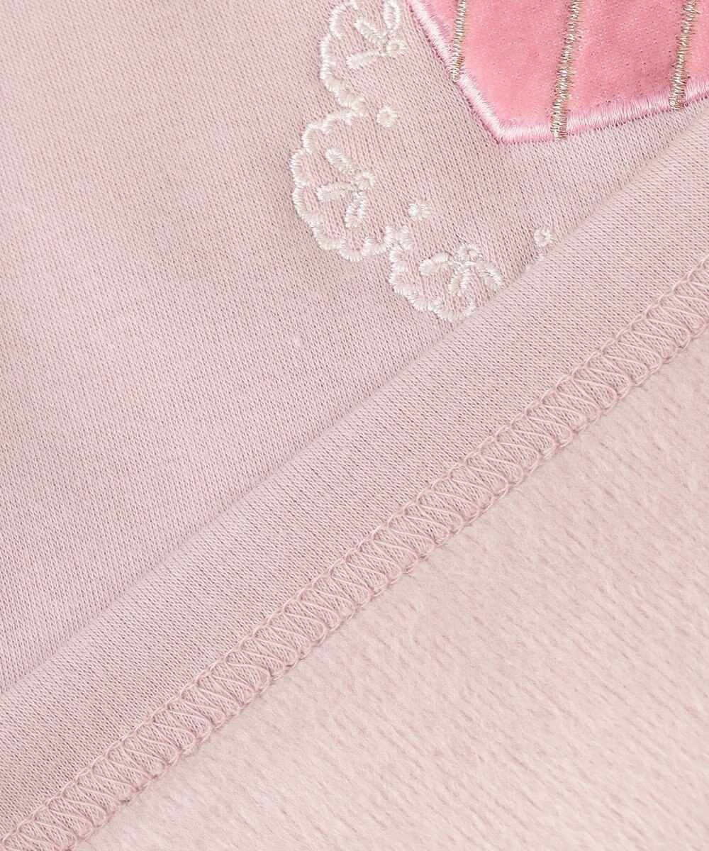 ANY KIDS 裏シャギー アップリケ トレーナー 