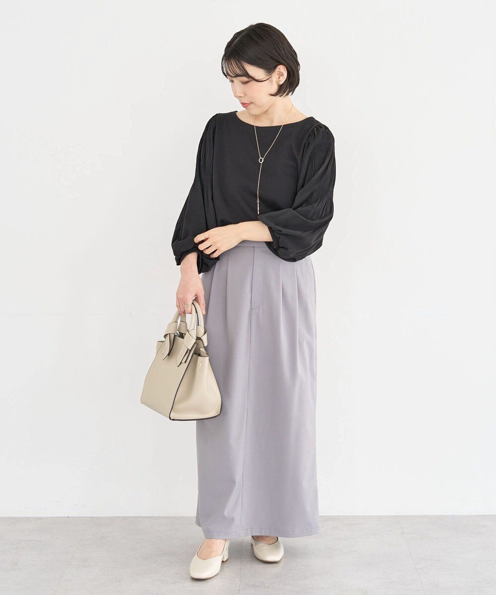 Green Parks イージーケアタック入りスカート 