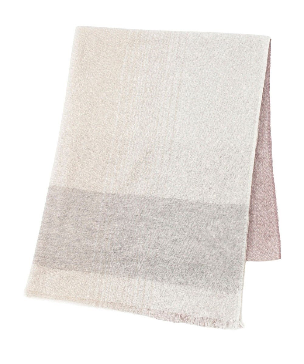 MOONBAT FURLA(フルラ）カシミヤ100％ オンブレー チェック ストール 手洗いOK 