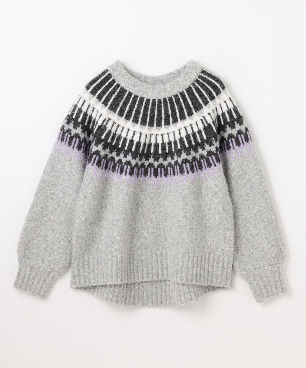 ANY ノルディックパターンニット 