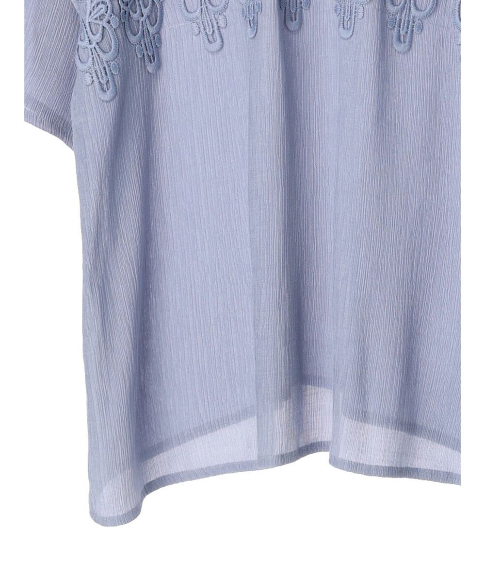 Green Parks ・ＥＬＥＮＣＡＲＥ　ＤＵＥ　ケミカルレースブラウス 