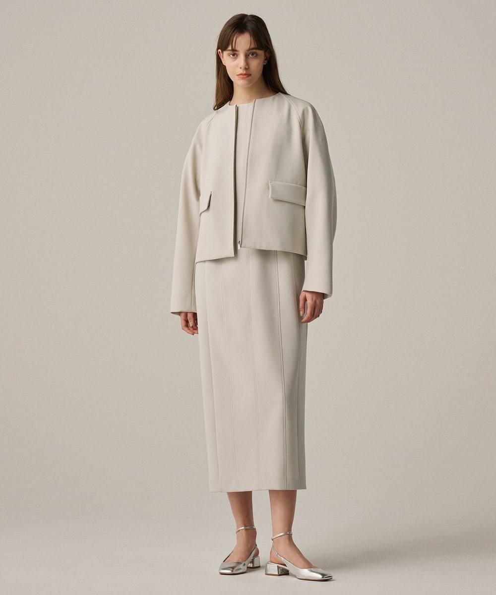 uncrave 【撥水・洗濯機洗い可】プルーフ ダブルクロス ブルゾン（uncrave WHITE） 