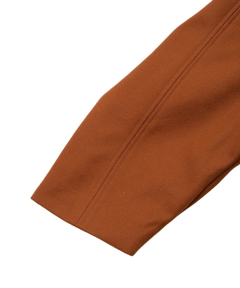 Green Parks ニットフード付きウーリーブルゾン 