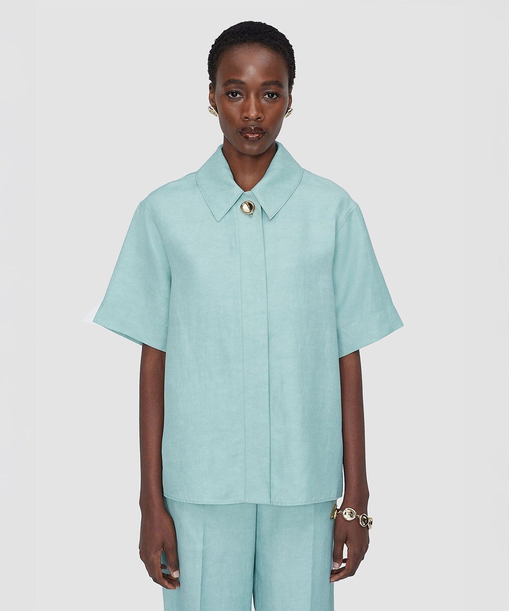 JOSEPH ライトリネンブレンド　シャツ 