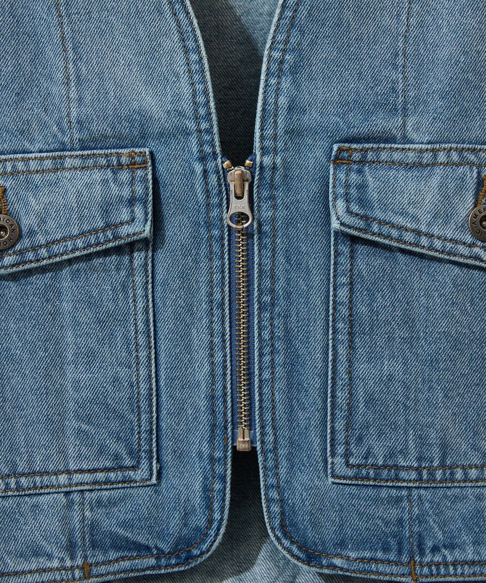 AMERICAN HOLIC ショート丈デニムベスト 