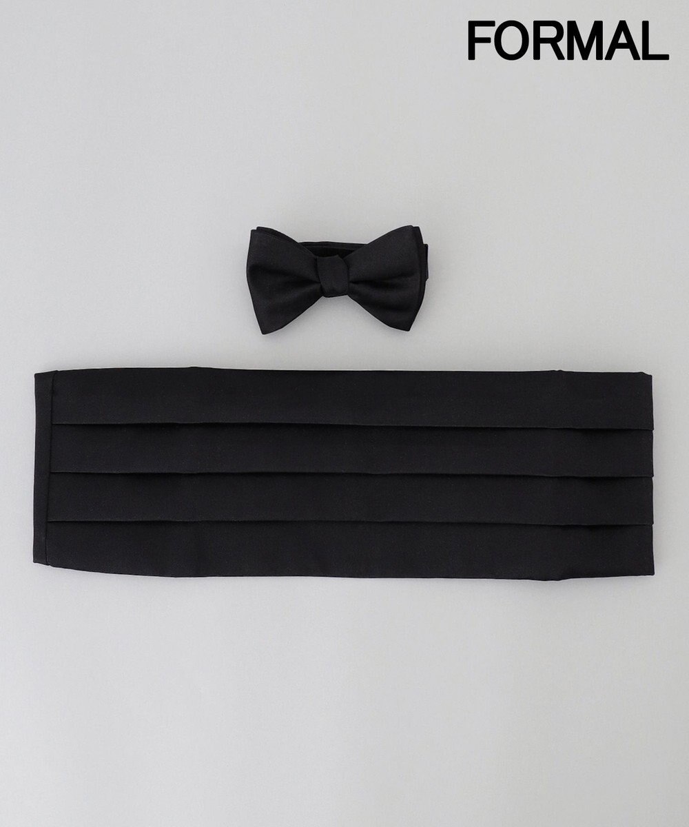 GOTAIRIKU 【WEAR BLACK】フォーマル用 ボウタイ カマーバンドセット 