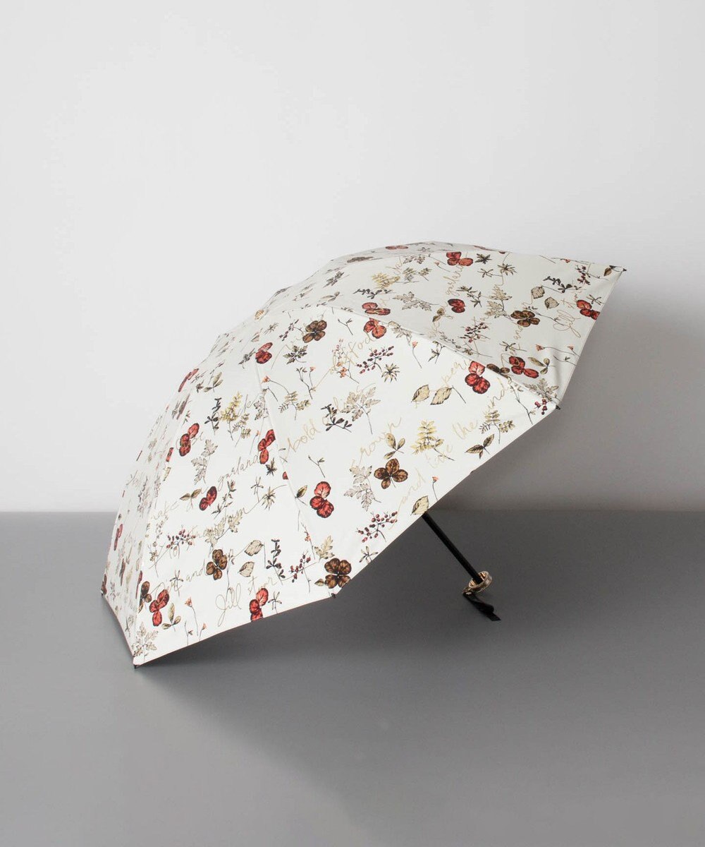AURORA JILL STUART ジル スチュアート 晴雨兼用折り畳み傘(ボタニカル柄) 日傘 