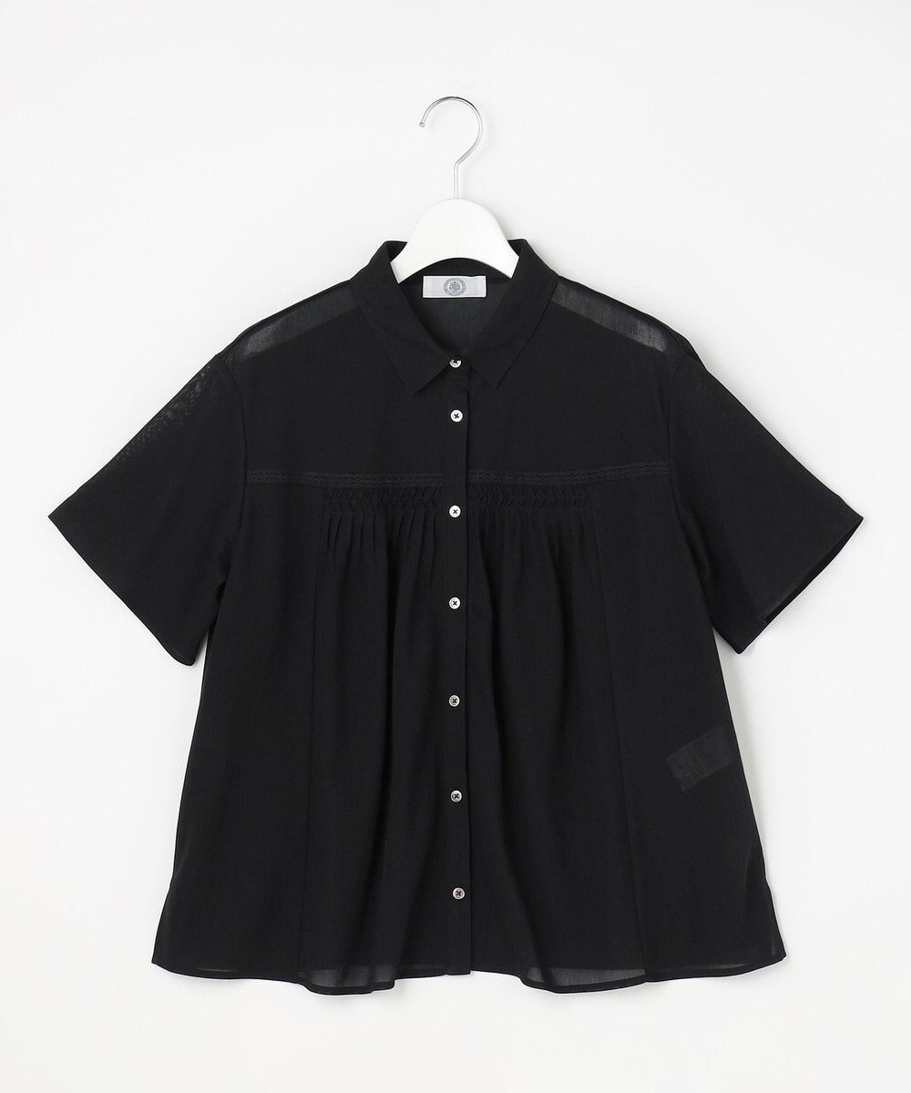 J.PRESS LADIES S シアードライトリコット シャツライク カットソー 