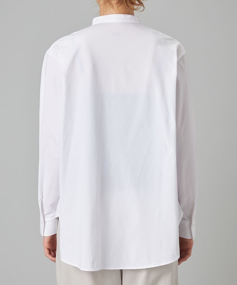 Chacott EasyCare+ノーカラーシャツ 