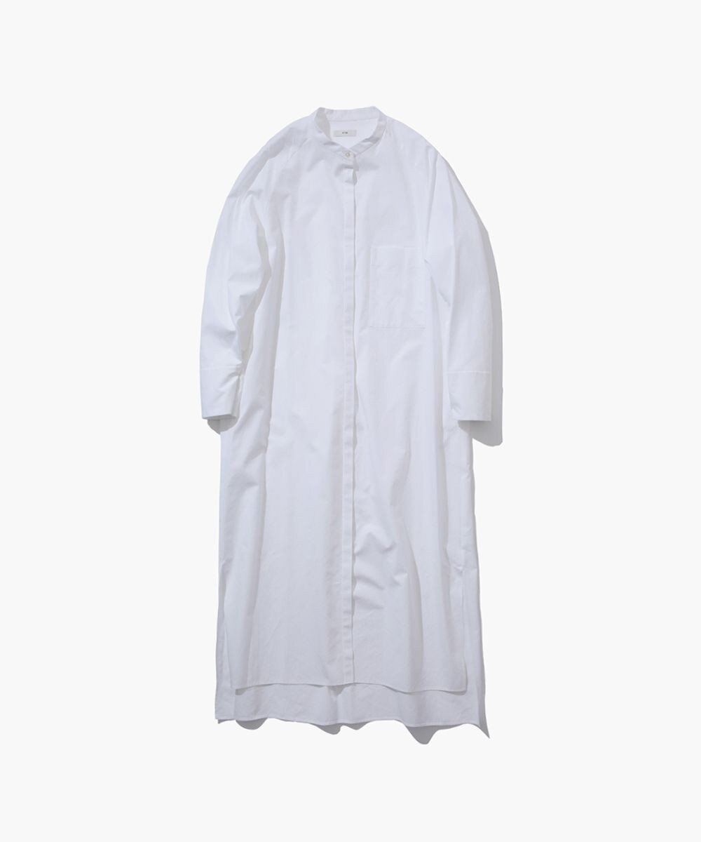 ATON SUVIN BROAD | バンドカラードレス 