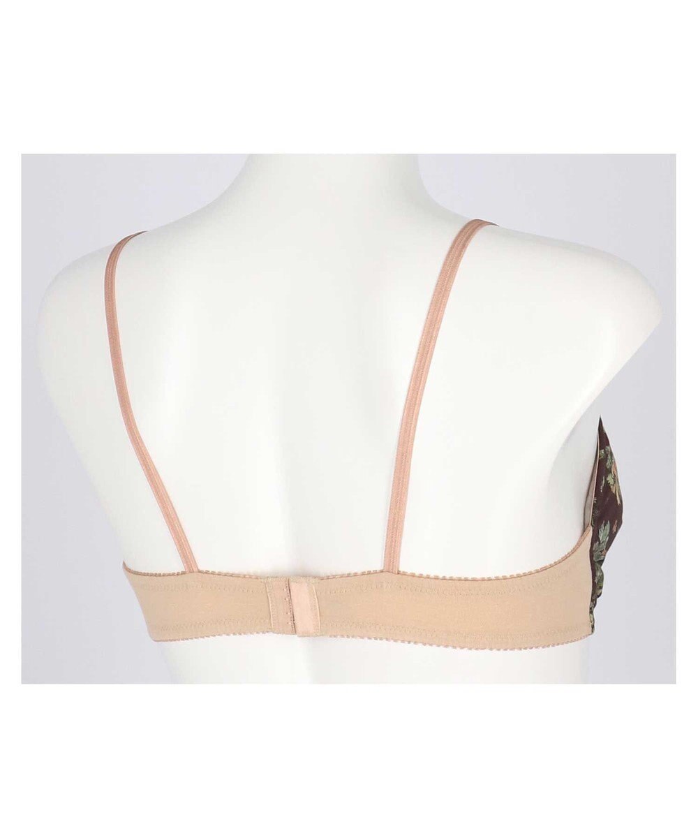 une nana cool MADE WITH LIBERTY FABRIC 【綿混】三角ノンワイヤーブラ　 