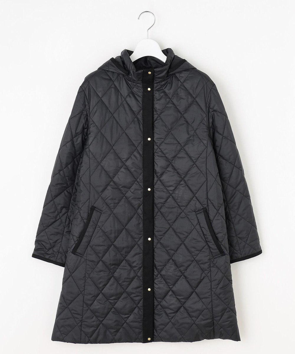 J.PRESS LADIES S 【WEB限定カラーあり・2way】コンパクトタフタキルティング  フーデッド コート 