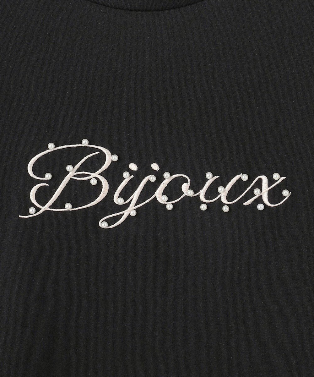 Feroux 【洗える】Bijou刺繍Tシャツ 