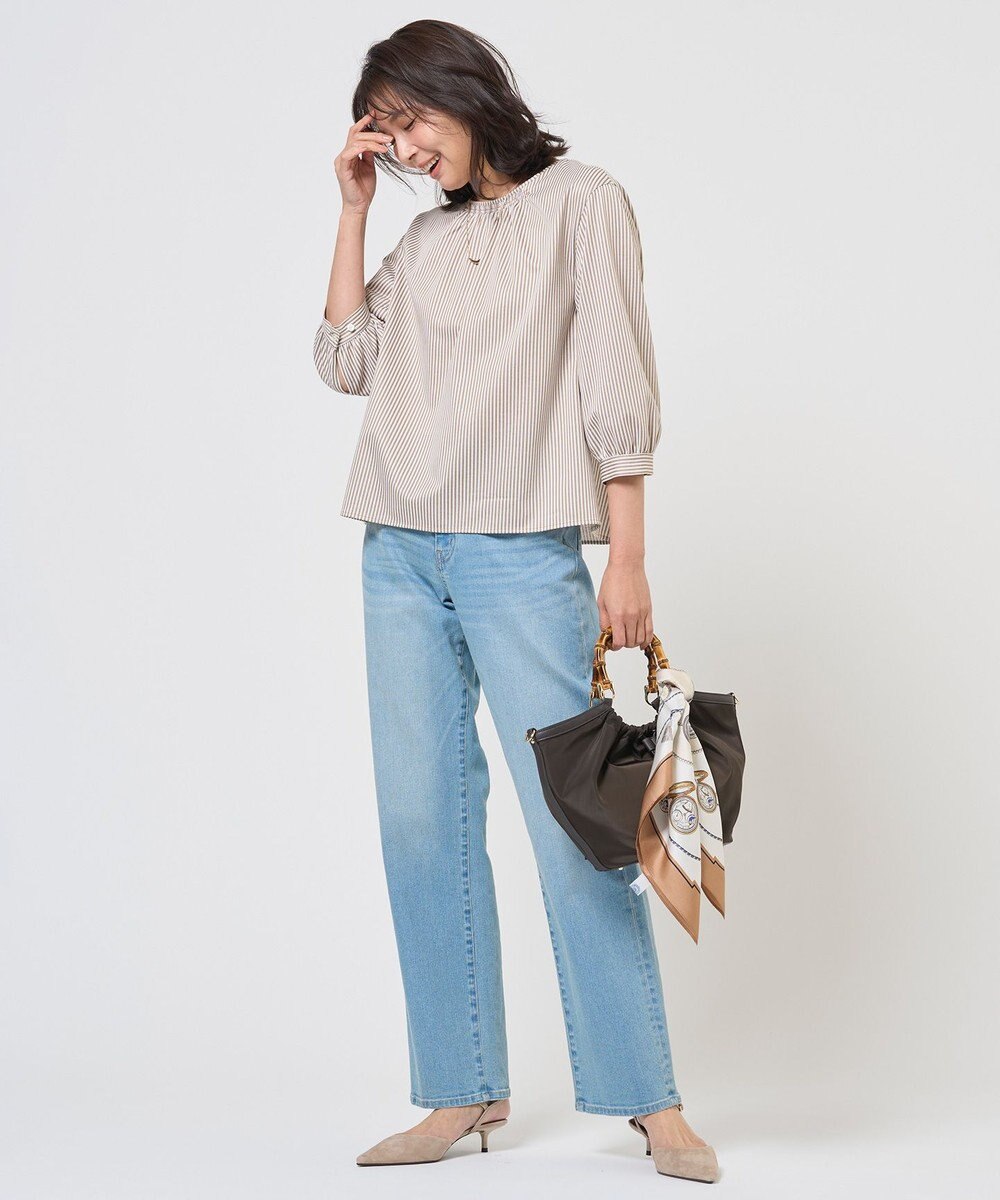 J.PRESS LADIES 【2way】ギャザーバンブー トート バッグ 