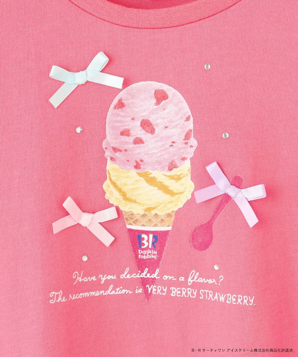 ANY KIDS 【any FAM×サーティワン アイスクリーム】うしろひらひらTシャツ 