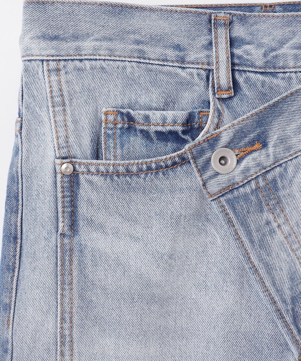 GRACE CONTINENTAL ラップデニムパンツ 