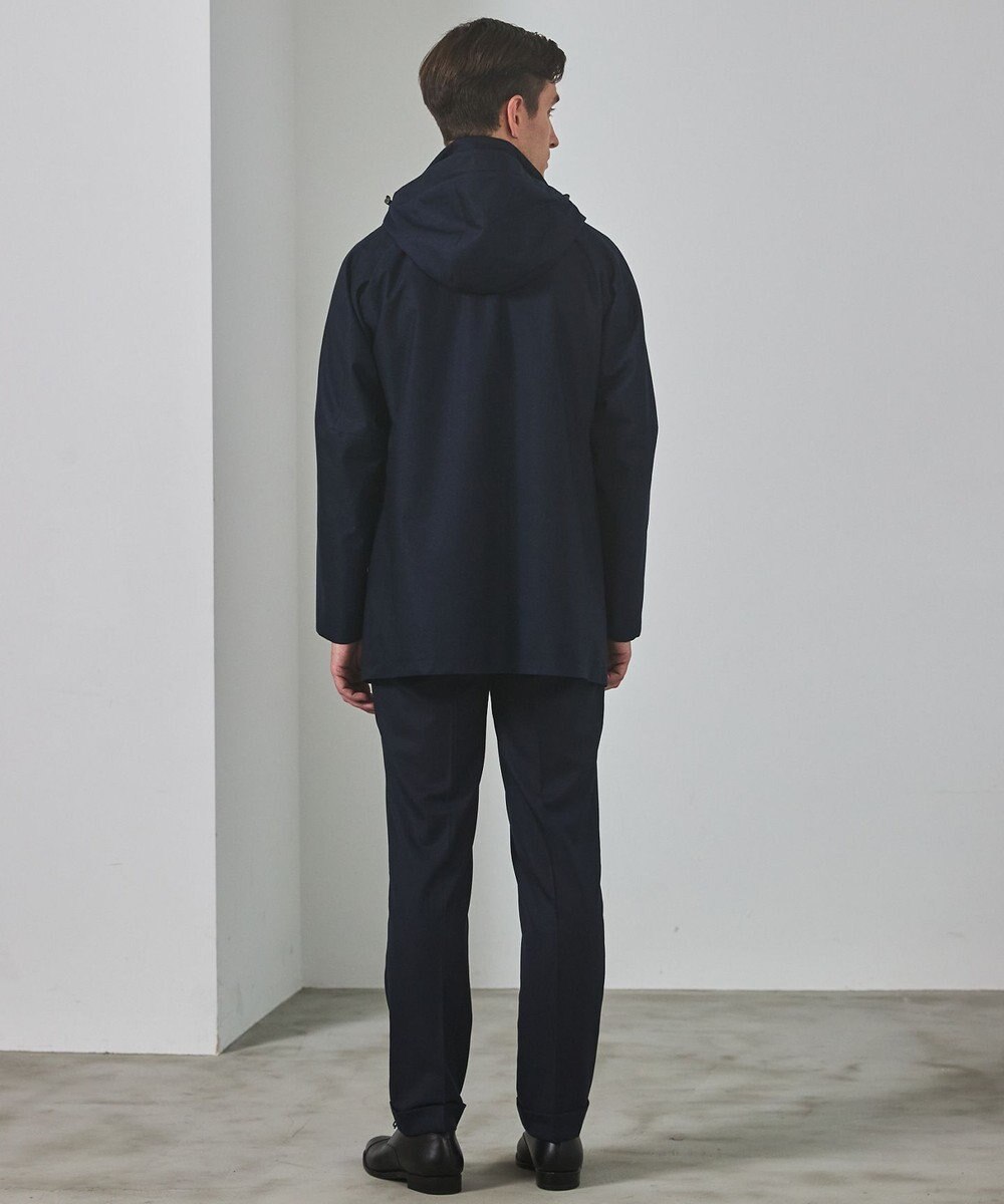 GOTAIRIKU 25年新作/3シーズン対応【仕事で着用可】メランジカルゼ フーデッドブルゾン_無地 