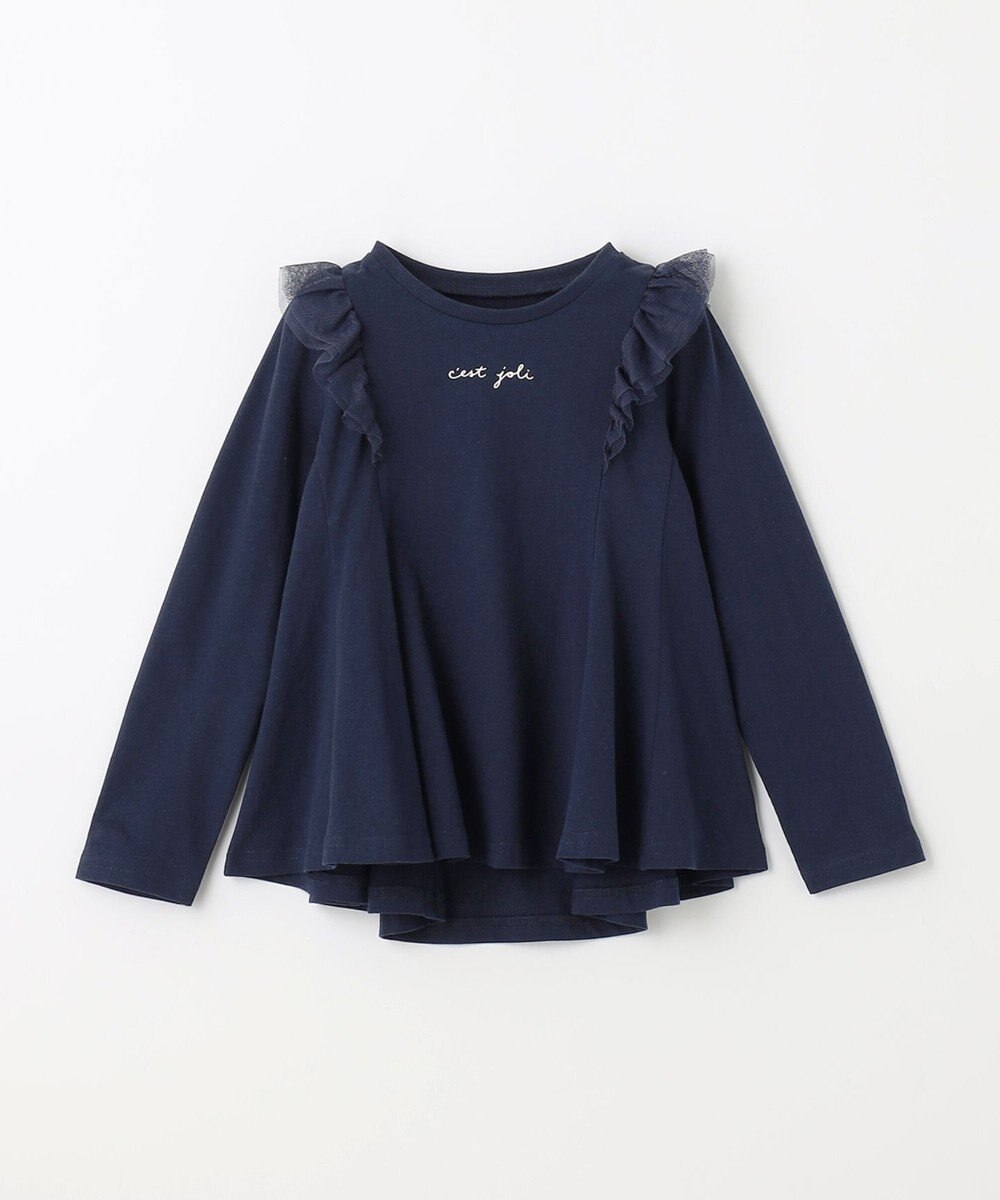 ANY KIDS フレアシルエット 長袖 Tシャツ 