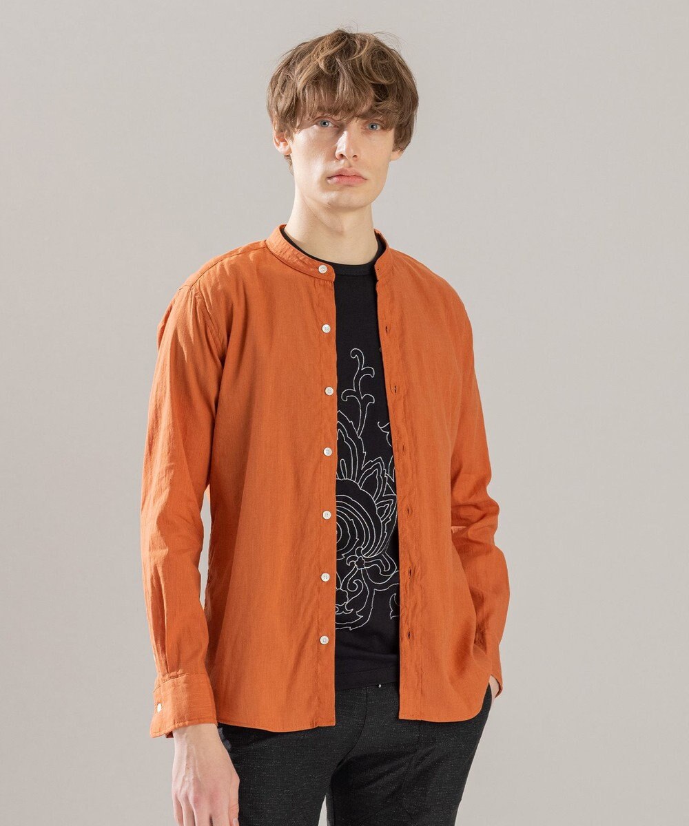 JOSEPH HOMME リネンストレッチブロード　長袖ＢＡＮＤ 