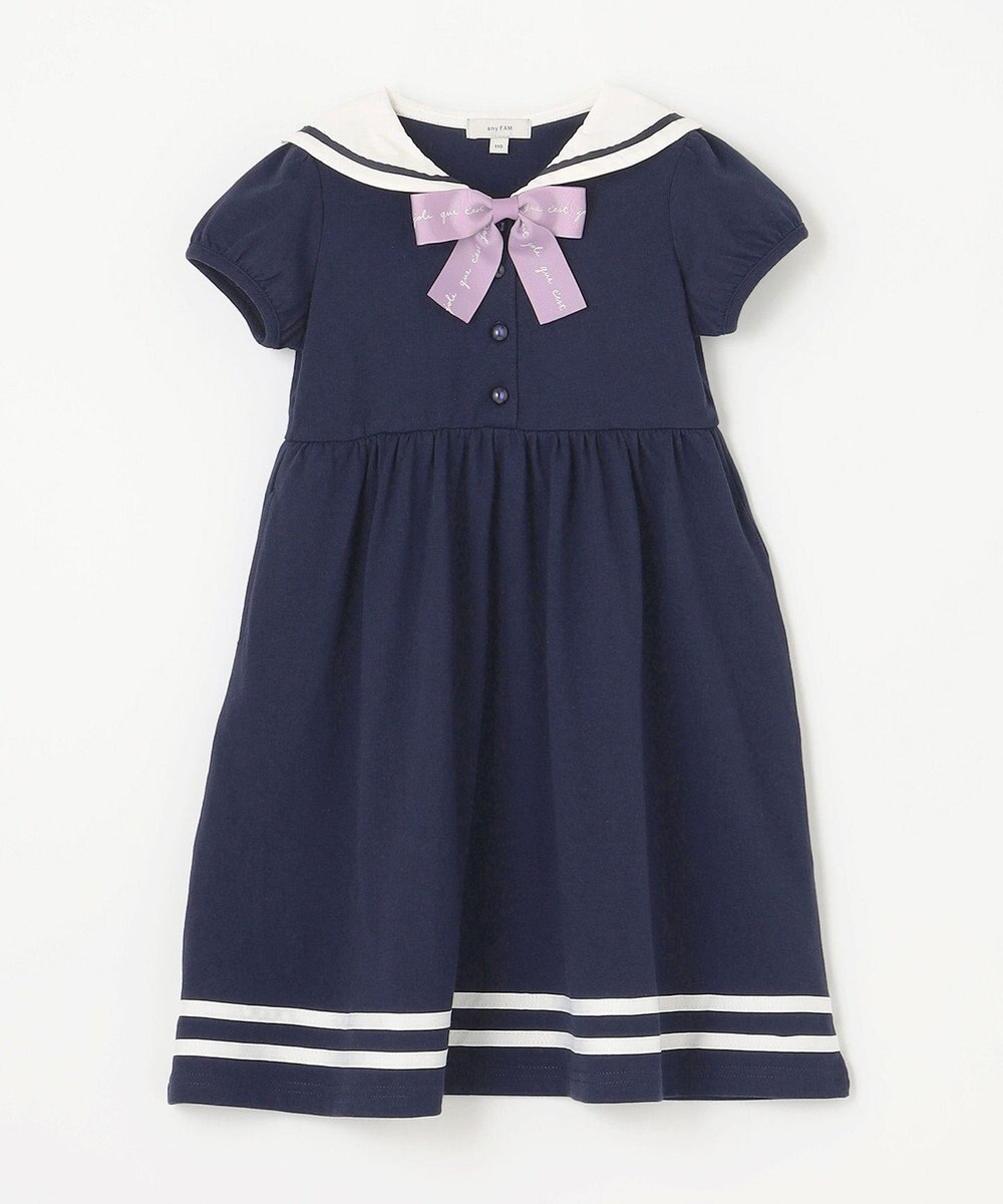 ANY KIDS セーラーカラー ワンピース 