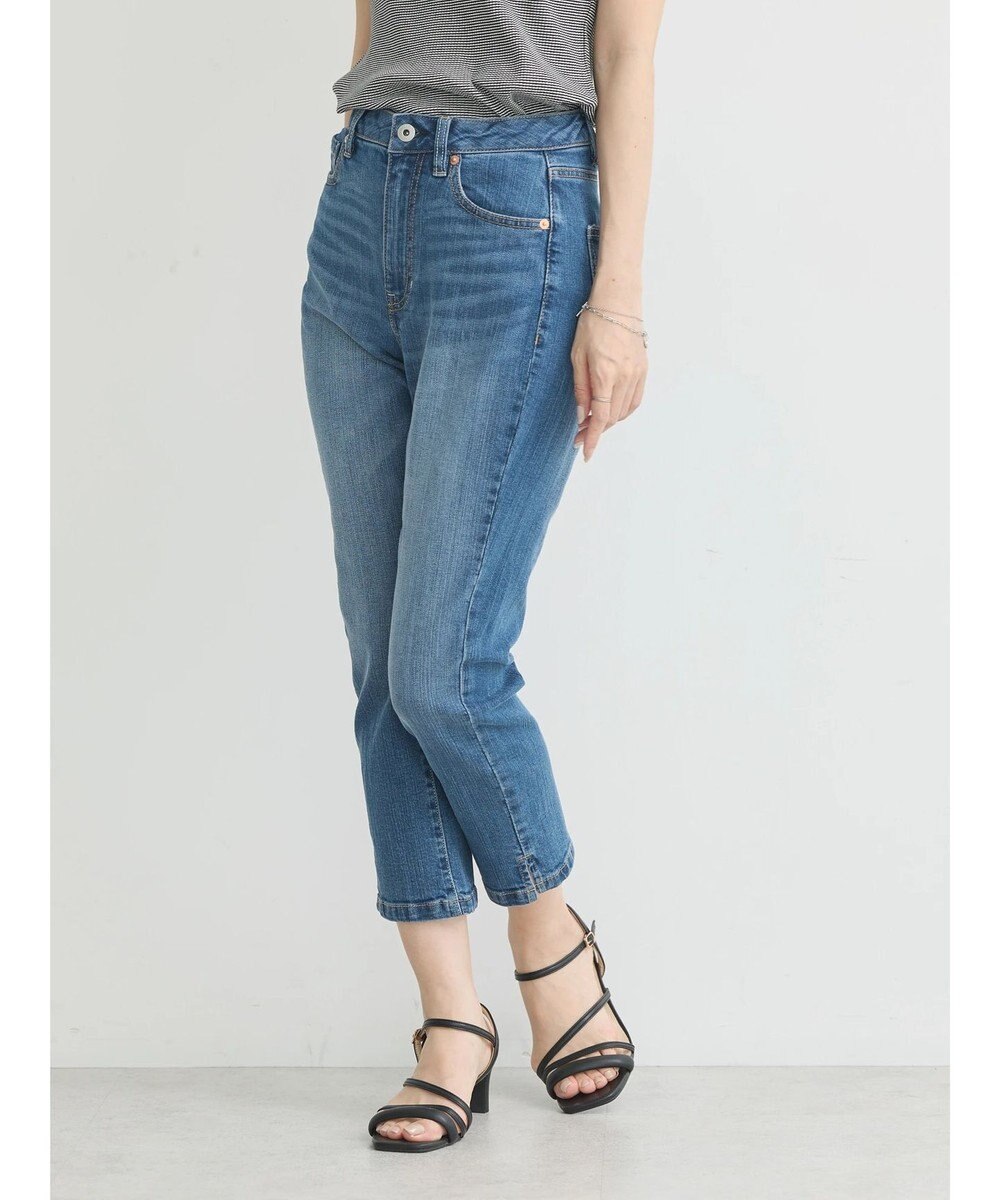 earth music&ecology クロップドデニムパンツ 