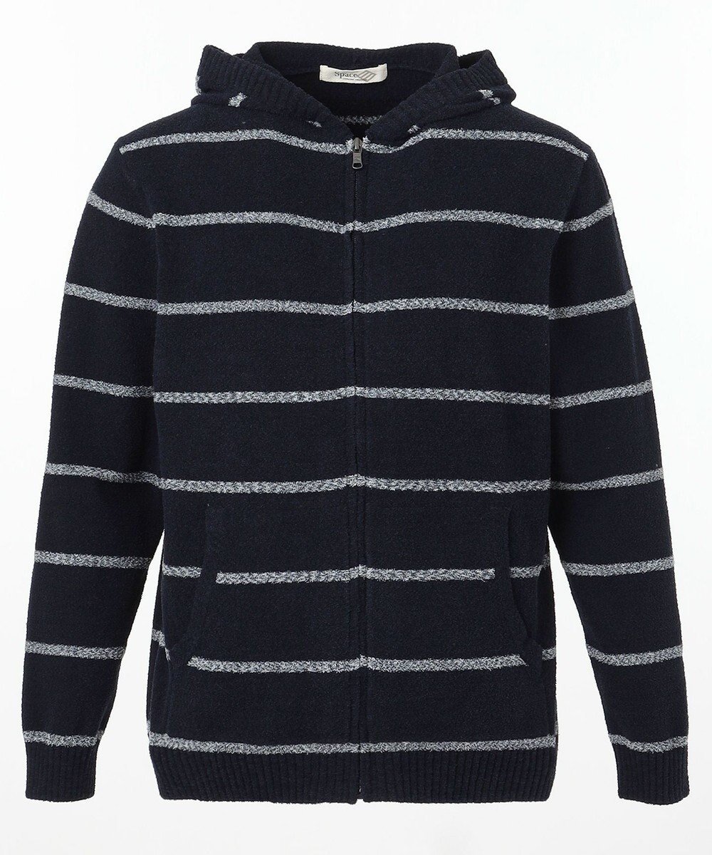 JOSEPH ABBOUD MOUNTAIN 【SPACE】ベアフリース フルZIPパーカー 