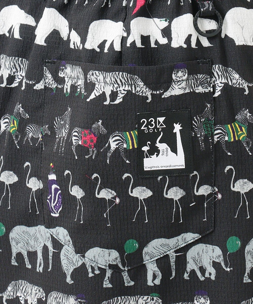 23区GOLF 【WOMEN】【ストレッチ】オリジナルパレード柄 クールメッシュスカート 