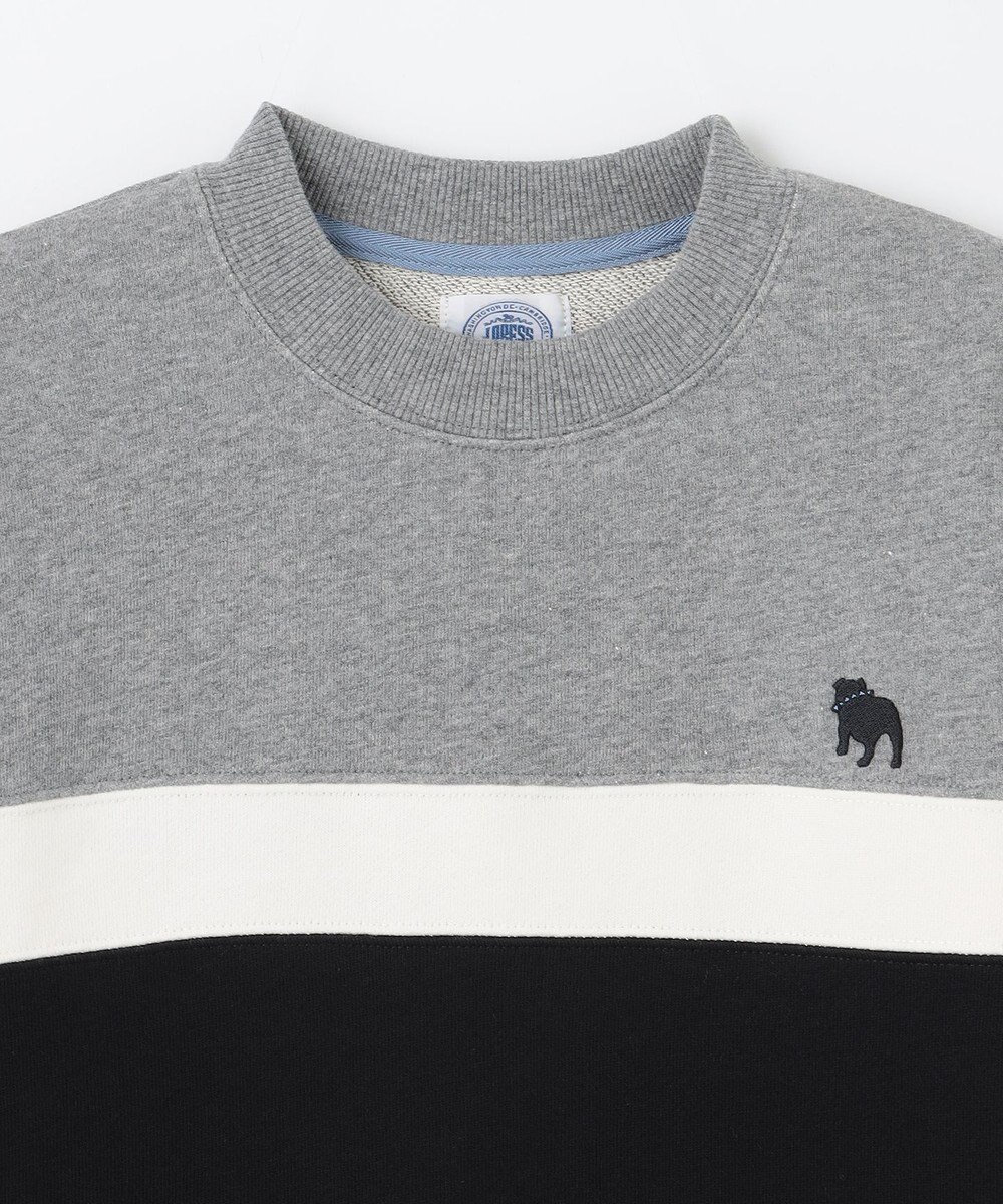 J.PRESS KIDS 【140-170cm】ブル刺繍 ブロッキングトレーナー 