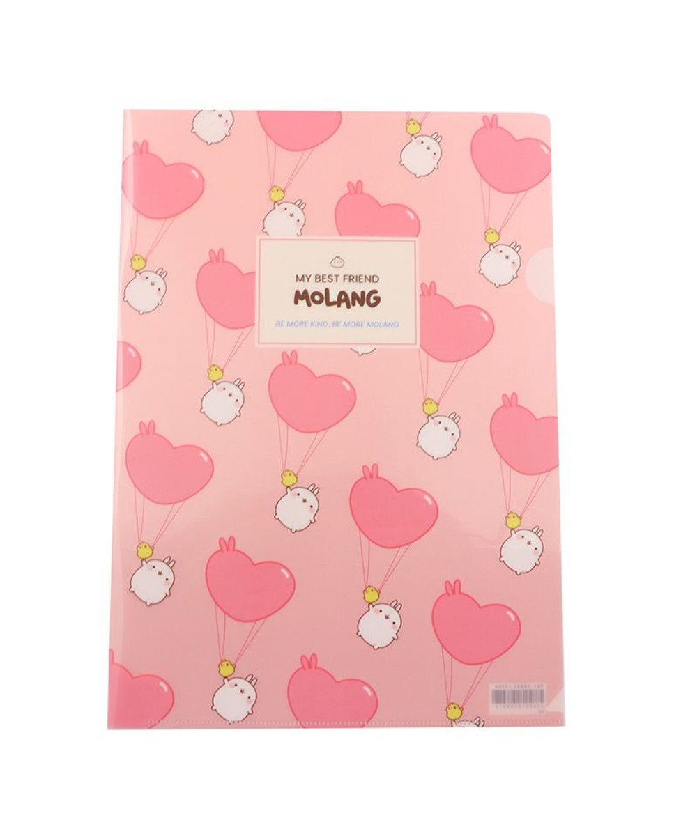 Mother garden 【2/15(日)で販売終了】 マザーガーデン MOLANG モラン クリアファイル 2枚セット ≪YEAH柄・バルーン柄≫ 