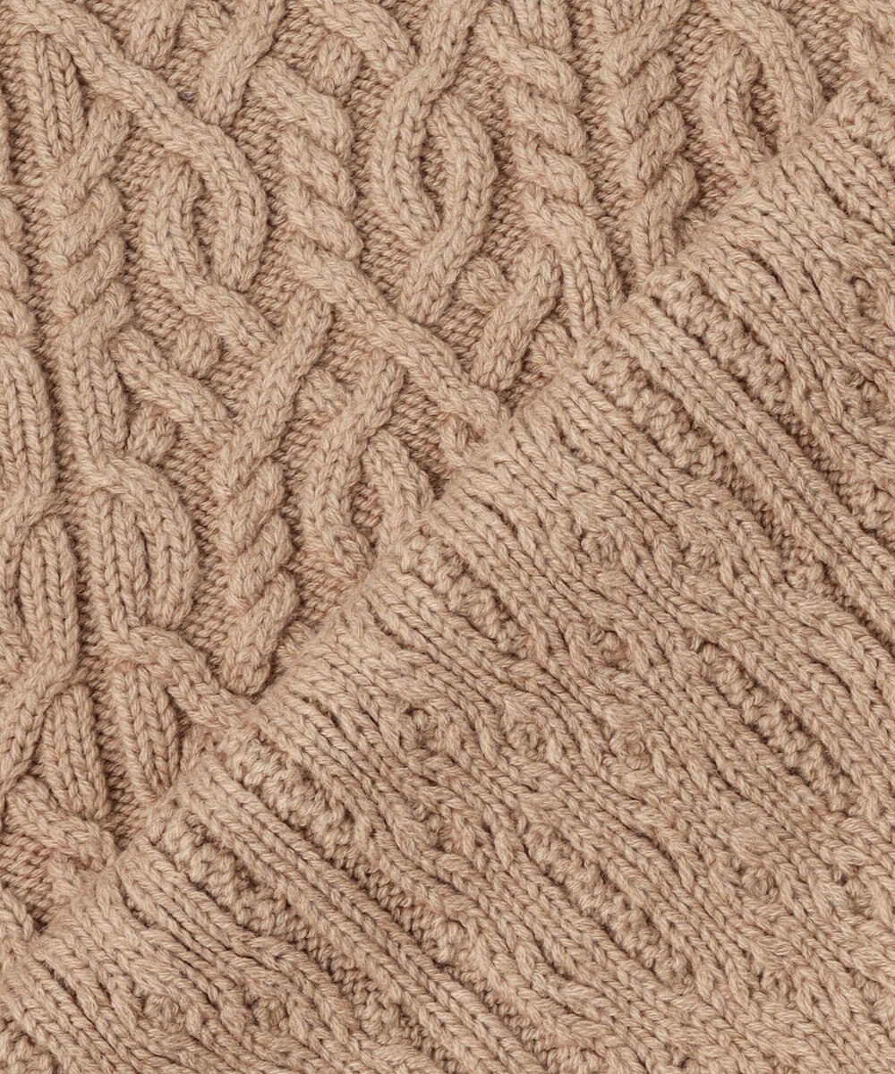 J.PRESS YORK STREET 【UNISEX】アランケーブル クルーネック ニット 