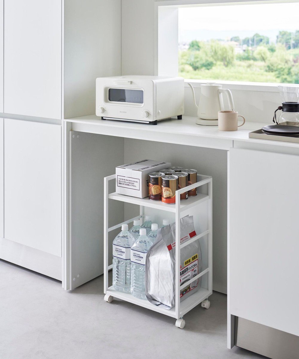 tower 目隠しワゴン タワー ホワイト 