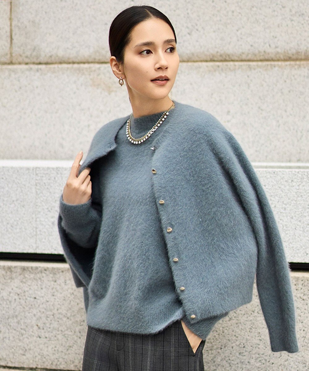 自由区 S ヘアリーフォックスプルオーバー ニット 